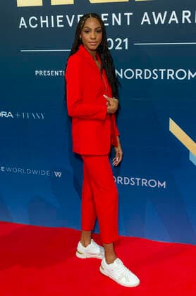 NY: 2021 FN Achievement Awards Chloe Abbot attends 2021 Footwear News Acheivement Awards at Casa Cipriani South Seaport New York New York United States Copyright: LevxRadin