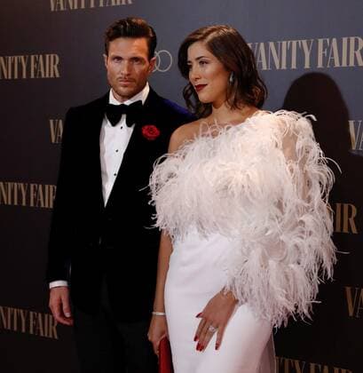Spanish tennis player Garbine Muguruza (R) and her boyfriend Arthur Borges (L) arrive to the awarding ceremony of the 2021 Vanity Fair Personality of the Year Award held in Madrid, Span, late 30 November 2021 (issued 01 December 2021). Vanity Fair Personality of the Year Award !ACHTUNG: NUR REDAKTIONELLE NUTZUNG!  Copyright: xJavierxLopezx GRAF5883 20211201-83cbfe1e7ac07812c2c1c3a8c91b4f03bea0dcd5