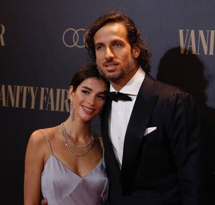 Spanish tennis player Feliciano Lopez (R) and his wife Sandra Gago (L) arrive to the awarding ceremony of the 2021 Vanity Fair Personality of the Year Award held in Madrid, Span, late 30 November 2021 (issued 01 December 2021). Vanity Fair Personality of the Year Award !ACHTUNG: NUR REDAKTIONELLE NUTZUNG!  Copyright: xJavierxLopezx GRAF5864 20211201-c209179fdc2108a88d6fec58c09cdb2467813929