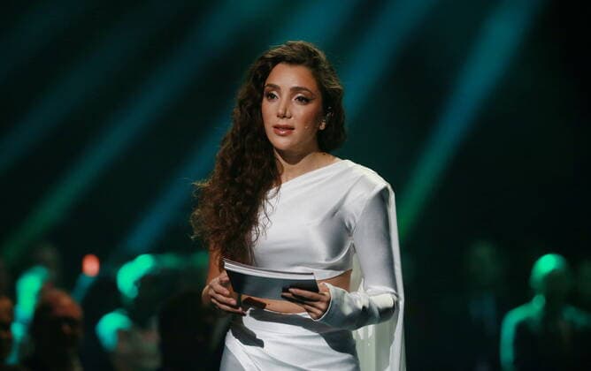 Presenter Gina Dirawi at the 2021 Right Livelihood Award ceremony at Cirkus, in Stockholm, Sweden on December 01, 2021 Stockholm Sweden x1037x,  Copyright: xSörenxAnderssonx xTTx SWEDEN RIGHT LIVELIHOOD AWARD