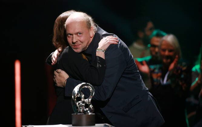 Laureate Vladimir Slivyak, Russia, at the 2021 Right Livelihood Award ceremony at Cirkus, in Stockholm, Sweden on December 01, 2021 Slivyak received the prize for his defence of the environment and for helping to ignite grassroots opposition to the coal and nuclear industries in Russia Stockholm Sweden x1037x,  Copyright: xSörenxAnderssonx xTTx SWEDEN RIGHT LIVELIHOOD AWARD