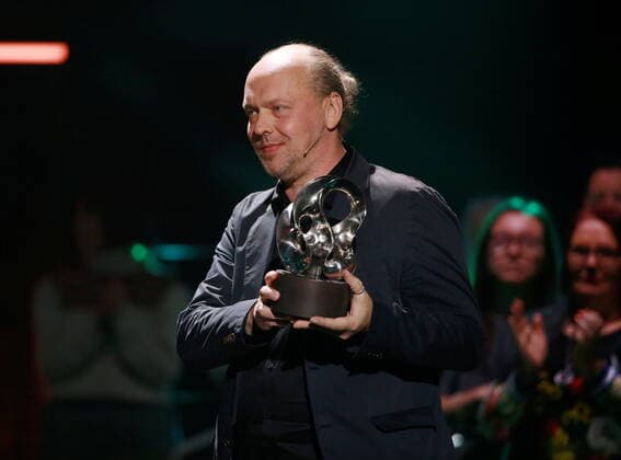 Laureate Vladimir Slivyak, Russia, at the 2021 Right Livelihood Award ceremony at Cirkus, in Stockholm, Sweden on December 01, 2021 Slivyak received the prize for his defence of the environment and for helping to ignite grassroots opposition to the coal and nuclear industries in Russia Stockholm Sweden x1037x,  Copyright: xSörenxAnderssonx xTTx SWEDEN RIGHT LIVELIHOOD AWARD