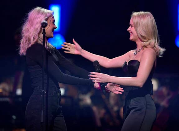 STOCKHOLM 20211201 Ella Tiritiello and Zara Larsson Together For A Better Day at Avicii Arena, a concert to draw attention to mental illness at the Tim Bergling Foundation s annual day STOCKHOLM SWEDEN x10040x,  Copyright: xAndersxWiklund TTx TOGETHER FOR A BETTER DAY