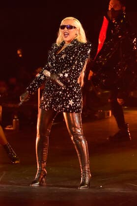Christina Aguilera Live at AHF World AIDS Day 2021 Concert at The Forum Inglewood, 01 12 2021 Foto:xD.xStarbuckx xFuturexImage