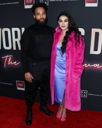 AHF World AIDS Day 2021 Concert - Arrivals Actor John Clarence Stewart and girlfriend actress Natacha Karam arrive at the AHF (AIDS Healthcare Foundation) World AIDS Day 2021 Concert held at The Forum on December 1, 2021 in Inglewood, Los Angeles, California, United States. Inglewood California United States  Copyright: xImagexPressxAgencyx originalFilename:collin-ahfworld211202_npGdr.jpg