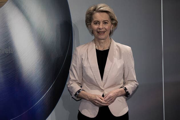 03 12 2021 Düsseldorf Presentation of the 14 German Sustainability Award Here Dr Ursula von der Leyen Düsseldorf Martim Hotel North Rhine-Westphalia Germany