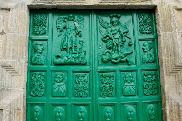 Capela de Santa Liberata, a chapel consecrated to the first crucified woman in the World. Baiona, Galicia, Spain. Baiona Pontevedra Spain Copyright: xMarcosxVeigax MVB150112-10