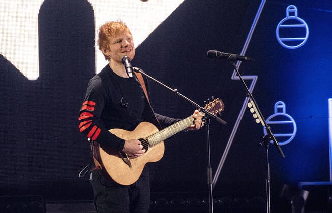 December 3, 2021, Inglewood, CA, USA: INGLEWOOD, CALIFORNIA - DECEMBER 03: Ed Sheeran performs onstage during 102.7 KIIS FM s Jingle Ball 2021 Presented By Capital One at The Forum on December 03, 2021 in Inglewood, California. Inglewood USA - ZUMAs181 20211203_zea_s181_072 Copyright: xImagespacex