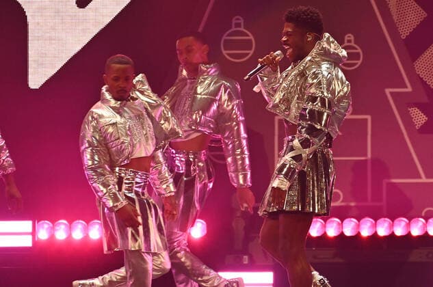 December 3, 2021, Inglewood, CA, USA: INGLEWOOD, CALIFORNIA - DECEMBER 03: Lil Nas X performs onstage during 102.7 KIIS FM s Jingle Ball 2021 Presented By Capital One at The Forum on December 03, 2021 in Inglewood, California. Inglewood USA - ZUMAs181 20211203_zea_s181_145 Copyright: xImagespacex