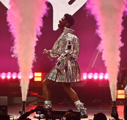 December 3, 2021, Inglewood, CA, USA: INGLEWOOD, CALIFORNIA - DECEMBER 03: Lil Nas X performs onstage during 102.7 KIIS FM s Jingle Ball 2021 Presented By Capital One at The Forum on December 03, 2021 in Inglewood, California. Inglewood USA - ZUMAs181 20211203_zea_s181_146 Copyright: xImagespacex