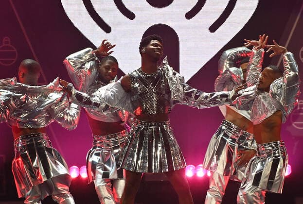 December 3, 2021, Inglewood, CA, USA: INGLEWOOD, CALIFORNIA - DECEMBER 03: Lil Nas X performs onstage during 102.7 KIIS FM s Jingle Ball 2021 Presented By Capital One at The Forum on December 03, 2021 in Inglewood, California. Inglewood USA - ZUMAs181 20211203_zea_s181_154 Copyright: xImagespacex