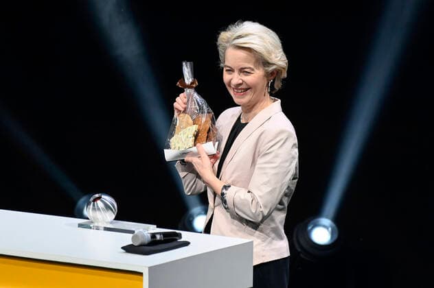 Ursula von der Leyen at the award ceremony of the 14 German Sustainability Award 2021 at the Maritim Hotel Düsseldorf, 03 12 2021 Foto:xF.xKernx xFuturexImage