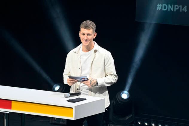 Nathan Evans at the presentation of the 14 German Sustainability Award 2021 at the Maritim Hotel Düsseldorf, 03 12 2021. Foto:xF.xKernx xFuturexImage