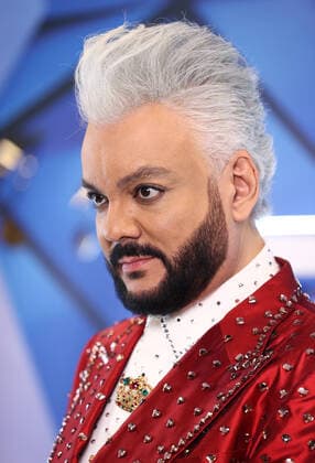 MOSCOW, RUSSIA - DECEMBER 4, 2021: Singer Philipp Kirkorov performs during the Song of the Year 2021 concert at Megasport Arena. Artyom Geodakyan TASS  TS11AA3C