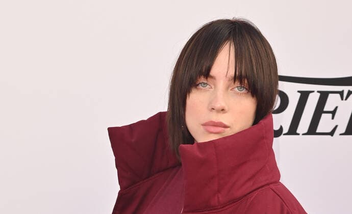 December 4, 2021, Los Angeles, CA, USA: LOS ANGELES, CALIFORNIA - DECEMBER 04: Billie Eilish attends the Variety 2021 Music Hitmakers Brunch Presented By Peacock and GIRLS5EVA at City Market Social House on December 04, 2021 in Los Angeles, California. Los Angeles USA - ZUMAs181 20211204_zea_s181_040 Copyright: xImagespacex