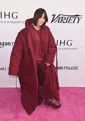 December 4, 2021, Los Angeles, CA, USA: LOS ANGELES, CALIFORNIA - DECEMBER 04: Billie Eilish attends the Variety 2021 Music Hitmakers Brunch Presented By Peacock and GIRLS5EVA at City Market Social House on December 04, 2021 in Los Angeles, California. Los Angeles USA - ZUMAs181 20211204_zea_s181_043 Copyright: xImagespacex