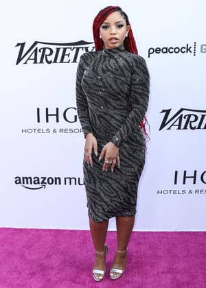 Variety 2021 Music Hitmakers Brunch Singer Chloe Bailey wearing Sol by Irena Soprano arrives at the Variety 2021 Music Hitmakers Brunch presented by Peacock and Girls5eva and sponsored by IHG Hotels and Resorts held at the City Market Social House on December 4, 2021 in Los Angeles, California, United States. Los Angeles California United States  Copyright: xImagexPressxAgencyx originalFilename:collin-variety2211205_np0Sf.jpg
