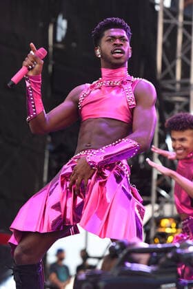FORT LAUDERDALE FL - DECEMBER 05: Lil Nas X performs during day 2 at the Audacy Beach Music Festival on December 5, 2021 in Fort Lauderdale, Florida. Credit mpi04 MediaPunch Copyright: xmpi04x