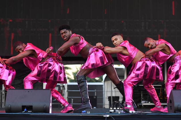 FORT LAUDERDALE FL - DECEMBER 05: Lil Nas X performs during day 2 at the Audacy Beach Music Festival on December 5, 2021 in Fort Lauderdale, Florida. Credit mpi04 MediaPunch Copyright: xmpi04x