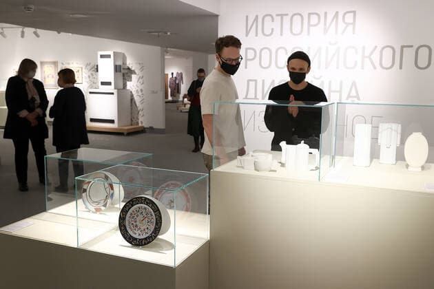 MOSCOW, RUSSIA â€“ DECEMBER 6, 2021: An exhibition titled The History of Russian Design â€“ The Best of 1917-2022 takes place at the New Tretyakov Gallery, the first to feature a vast collection of the Moscow Design Museum. Artyom Geodakyan TASS  TS11AE08