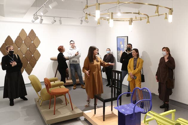MOSCOW, RUSSIA â€“ DECEMBER 6, 2021: An exhibition titled The History of Russian Design â€“ The Best of 1917-2022 takes place at the New Tretyakov Gallery, the first to feature a vast collection of the Moscow Design Museum. Artyom Geodakyan TASS  TS11AE36