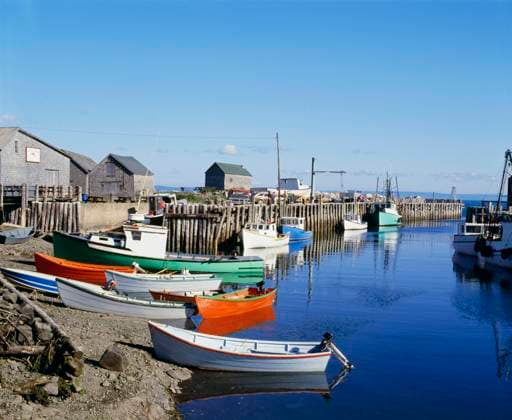 Boats Docked At Halls Harbour, Nova Scotia Copyright: DavidxChapman 1802527