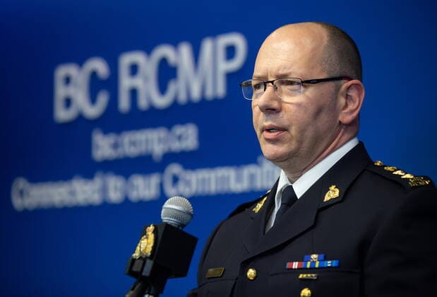 December 6, 2021, SURREY, BC, CANADA: RCMP Supt. Elija Rain announces that charges have been laid in the murder of Ashley Simpson, a 32-year-old Ontario woman who went missing in 2016, during a news conference in Surrey, B.C., on Monday, December 6, 2021. According to RCMP Derek Favell has been charged with second-degree murder after Simpson s body was recently discovered near Salmon Arm, B.C. SURREY CANADA - ZUMAc35_ 20211206_zaf_c35_054 Copyright: xDarrylxDyckx
