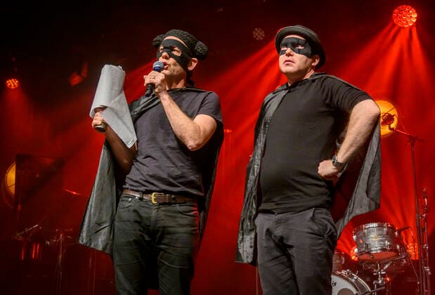 DMA Jazz 2021 Peter Marott TH and Carl Quist Moeller from the boernejazz band De Onde win the Boernejazzprisen hold thank you performance at the Danish Music Awards Jazz 2021 at Bremen Teater in Copenhagen 6 December 2021 Photo Torben Christensen @ Copenhagen, Copenhagen  Copyright: TorbenxChristensen TorbenxChristensenx COP200 spdk20211207-021420-L