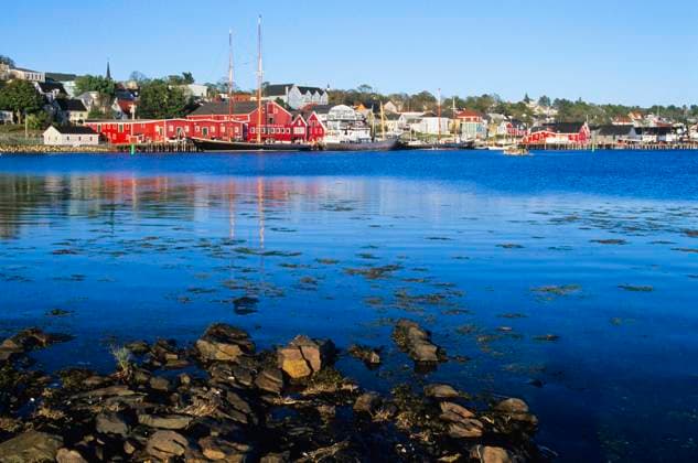 Historic Lunenburg Waterfront, Lunenburg, Nova Scotia, Canada Copyright: Bilderbuch 1823271