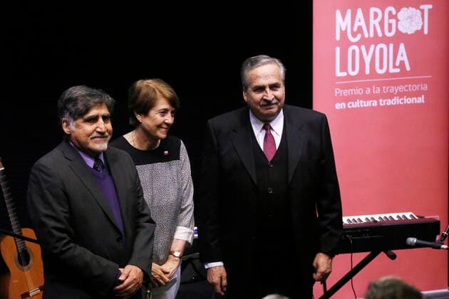Santiago, December 7, 2021 The Minister of Cultures, Consuelo ValdÃ s, heads the award ceremony of the Margot Loyola 2021 Award, a distinction given by the Ministry in honor of the artist and culturist who died in 2015, as a way to recognize individuals or groups who have worked in the recovery  Copyright: JONNATHANxOYARZUN ATONxCHILE