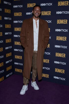 ˜Bunker™ TV Series Premiere MEXICO CITY, MEXICO - DECEMBER 7, 2021: Actor Pierre Louis poses for photos during the Violet carpet of Bunker original series by HBO Max at Antiguo Hotel Reforma on December 7, 2021 in Mexico City, Mexico. (Photo by Carlos Tischler Eyepix Group) Copyright: xCarlosxTischlerx xEyepixxGroupx EYEPIXGROUP_CT_07122021_20770