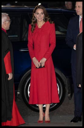 . 08 12 2021. London, United Kingdom. Prince William and Kate Middleton arriving at a community carol service at Westminster Abbey in London.  xStephenxLockx xi-Imagesx IIM-22906-0033