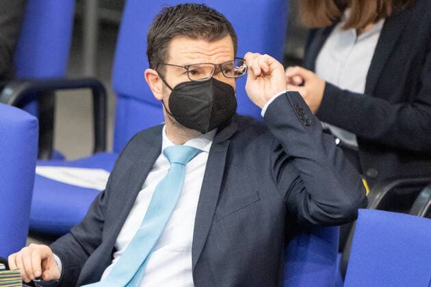 Plenarsitzung des Deutschen Bundestages - 20. Deutscher Bundestag in Berlin 6. Sitzung - Marco Buschmann, Bundesjustizminister;Plenarsitzung des Deutschen Bundestages - 20. Deutscher Bundestag in Berlin 6. Sitzung - Marco Buschmann, Bundesjustizminister, Berlin Berlin Deutschland Bundestag