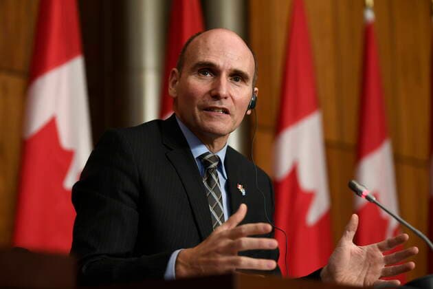 December 10, 2021, Ottawa, ON, CAN: Minister of Health Jean-Yves Duclos speaks during an update on the governmentöÄÃ s response to the COVID-19 pandemic in Ottawa, on Friday, Dec. 10, 2021. Ottawa CAN  - ZUMAc35_ 20211210_zaf_c35_026 Copyright: xJustinxTangx