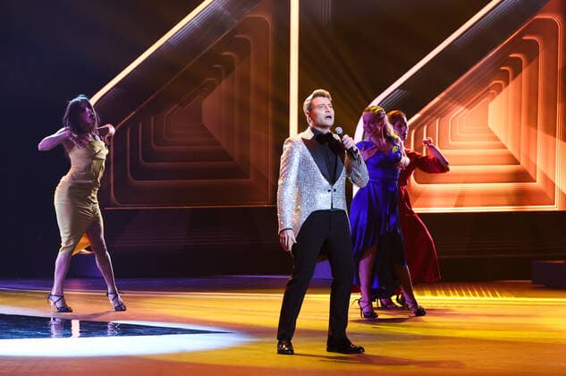Musikpreis Goldenes Grammophon, Verleihung in Moskau MOSCOW, RUSSIA - DECEMBER 10, 2021: Singer Nikolai Baskov performs at the 2021 Golden Gramophone Awards ceremony at the State Kremlin Palace. Valery Sharifulin TASS  TS11B641