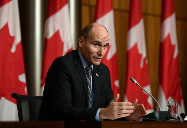 December 10, 2021, Ottawa, ON, CAN: Minister of Health Jean-Yves Duclos speaks during an update on the governmentöÄÃ s response to the COVID-19 pandemic in Ottawa, on Friday, Dec. 10, 2021. Ottawa CAN  - ZUMAc35_ 20211210_zaf_c35_032 Copyright: xJustinxTangx