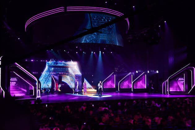 Musikpreis Goldenes Grammophon, Verleihung in Moskau MOSCOW, RUSSIA - DECEMBER 10, 2021: The 2021 Golden Gramophone Awards ceremony at the State Kremlin Palace. Valery Sharifulin TASS  TS11B67E