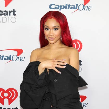 10 December 2021 - New York, New York - Saweetie in the Press Room at Z100 s iHeartRadio Jingle Ball 2021 held at Madison Square Garden. Photo Credit: J. LINGO AdMedia 275428 2021-12-10 New York New York  Copyright: xAdMediax STAR_275428_066