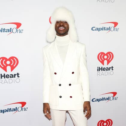 10 December 2021 - New York, New York - .Lil Nas X in the Press Room at Z100 s iHeartRadio Jingle Ball 2021 held at Madison Square Garden. New York USA - ZUMAa123 20211210_zaa_a123_203 Copyright: xJ.xLINGOx