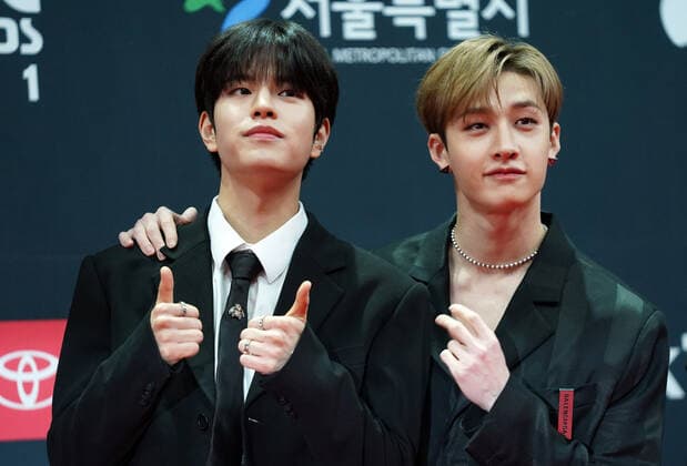 Entertainment Bilder des Tages 2021 Mnet Asian Music Awards MAMA PAJU, SOUTH KOREA, DEC 11: South Korean boy band Stray Kids during 2021 Mnet Asian Music Awards MAMA at the CJ ENM STUDIO CENTER in Paju, South Korea, on December 11, 2021. Paju the CJ ENM STUDIO CENTER South Korea 7074_250018 Copyright: xSeokyongxLee PentaxPressx