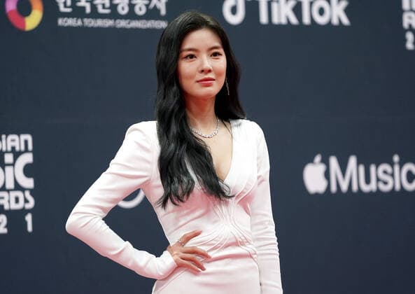 2021 Mnet Asian Music Awards MAMA PAJU, SOUTH KOREA, DEC 11: South Korean actress Lee Sun-bin during 2021 Mnet Asian Music Awards MAMA at the CJ ENM STUDIO CENTER in Paju, South Korea, on December 11, 2021. Paju the CJ ENM STUDIO CENTER South Korea 7075_250070 Copyright: xSeokyongxLee PentaxPressx