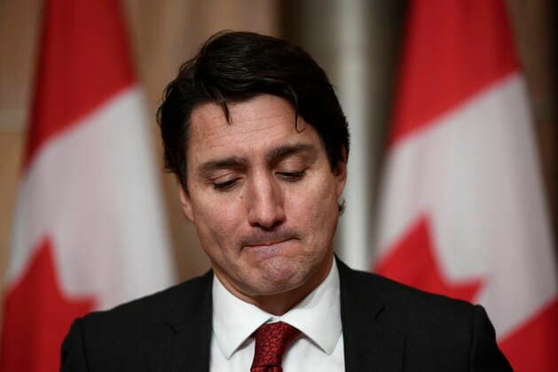 December 13, 2021, Ottawa, ON, CAN: Prime Minister Justin Trudeau listens to questions during an announcement on early learning and child care in New Brunswick, in Ottawa, on Monday, Dec. 13, 2021. Ottawa CAN  - ZUMAc35_ 20211213_zaf_c35_002 Copyright: xJustinxTangx