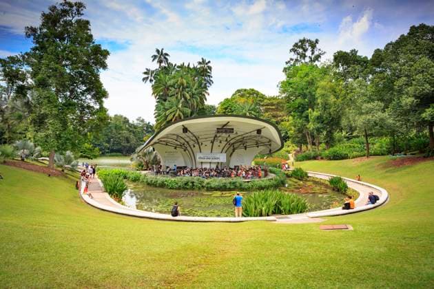 SINGAPORE, SINGAPORE - CIRCA SEPTEMBER, 2017: The Singapore Botanic Gardens, Singapore.