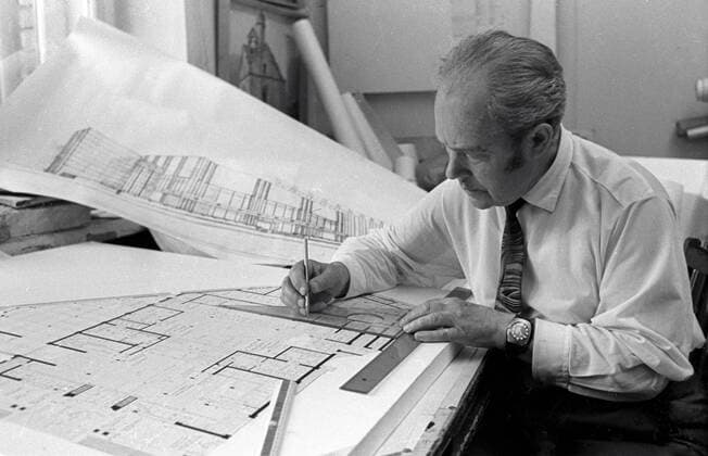 ANDREYEV ARCHITECT 83459 01.03.1978 People s Architect Viktor S.Andreyev. Lev Ivanov Sputnik Moscow Russia  Copyright: xLevxIvanovx