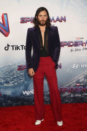 LOS ANGELES, CA - DECEMBER 13: Jared Leto at the LA Premiere Of Spider-Man: No Way Home on December 13, 2021 at the Regency Village Theater in Los Angeles, California. Copyright: xFayexSadoux