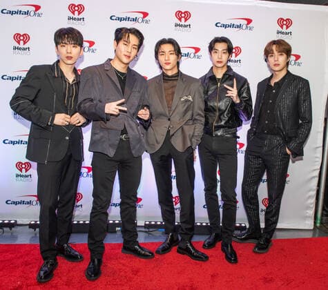 December 14, 2021, Washington DC, District of Columbia, USA: WASHINGTON, DC - DECEMBER 14: Monsta X - Kihyun, Jooheon, I.M, Hyungwon, and Minhyuk attend HOT 99.5 s Jingle Ball 2019 on December 14, 2021 in Washington, DC. Washington DC USA - ZUMAs181 20211214_zea_s181_009 Copyright: xImagespacex