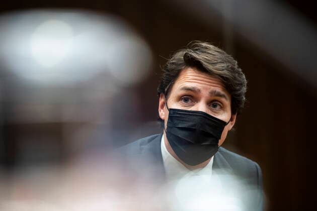 December 16, 2021, Ottawa, ON, Canada: Prime Minister Justin Trudeau participates in a year end interview with The Canadian Press in Ottawa, on Thursday, Dec. 16, 2021. Ottawa Canada  - ZUMAc35_ 20211216_zaf_c35_065 Copyright: xJustinxTangx