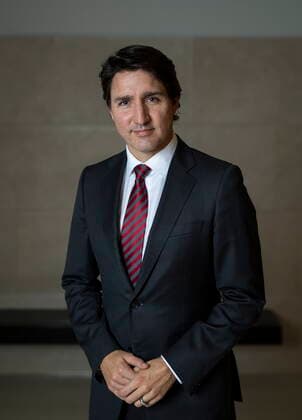 December 16, 2021, Ottawa, ON, Canada: Prime Minister Justin Trudeau poses for a photograph in Ottawa, on Thursday, Dec. 16, 2021. Ottawa Canada  - ZUMAc35_ 20211216_zaf_c35_071 Copyright: xJustinxTangx