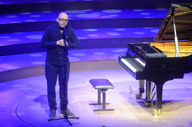 Der norwegische Jazz-Pianist Bugge Wesseltoft solo 2021 in der Philharmonie Essen. The Norwegean jazz pianist Bugge Wesseltoft solo at the Philharmonie Essen, 2021. Essen NRW DEU;DE;GERMANY;DEUTSCHLAND;ALLEMAGNE
