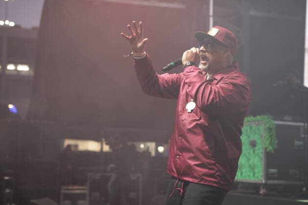 December 18, 2021, Los Angeles, California, USA: Hip-hop artist B-Real of Cypress Hill raps on stage at the Once Upon A Time in LA concert Los Angeles USA - ZUMAs215 20211218_zap_s215_028 Copyright: xAlexanderxSeyumx